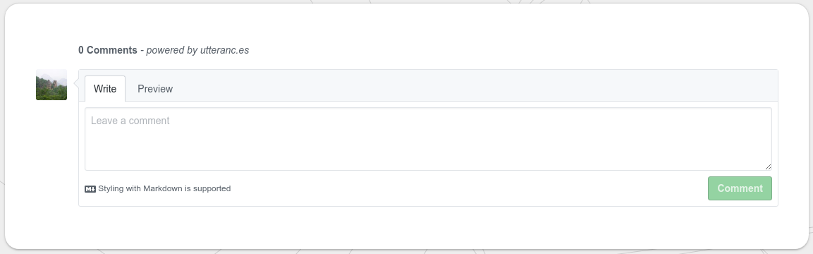 utterances的最终效果图